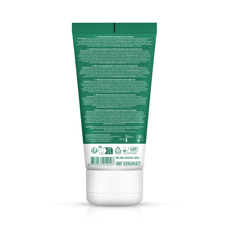 EasyGlide - Bio & Natural Wasserbasiertes Gleitmittel Anal - 100 ml