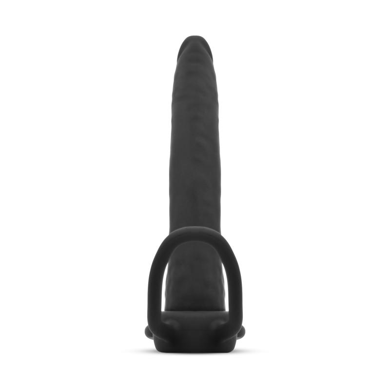 Men Only - Dildo mit Penisring - Schwarz