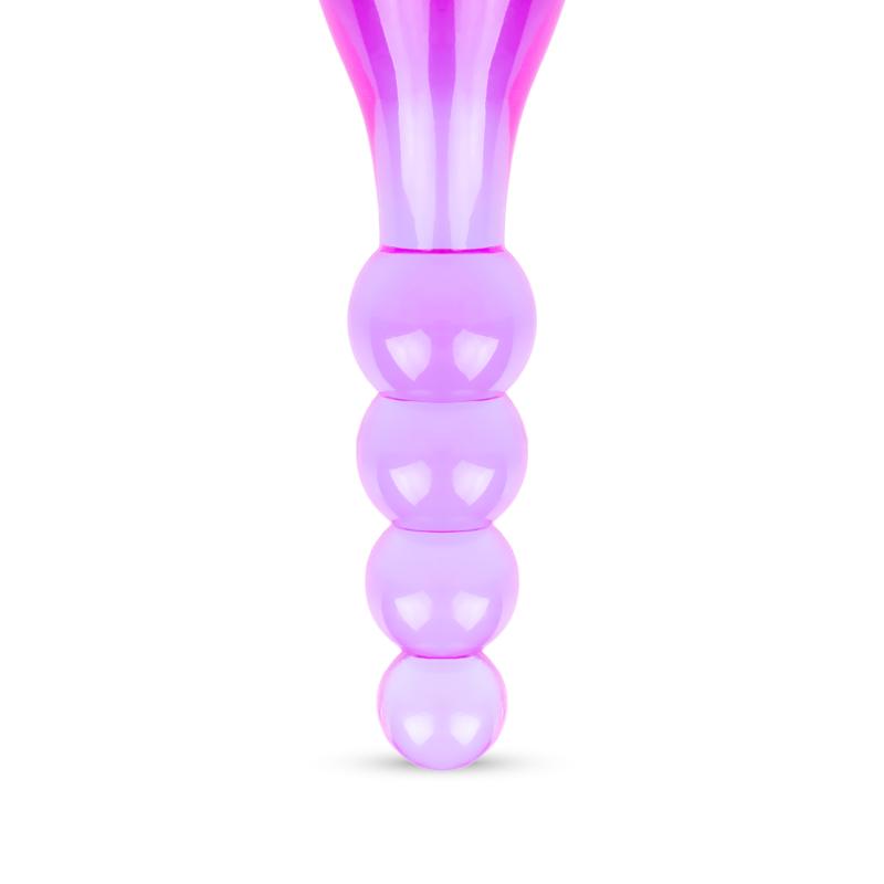 Galaxy Analkugeln und Plug - Lila