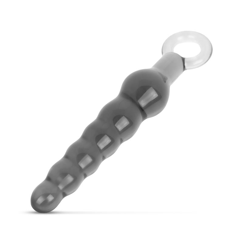 Analkugeln mit Schlaufe - Schwarz