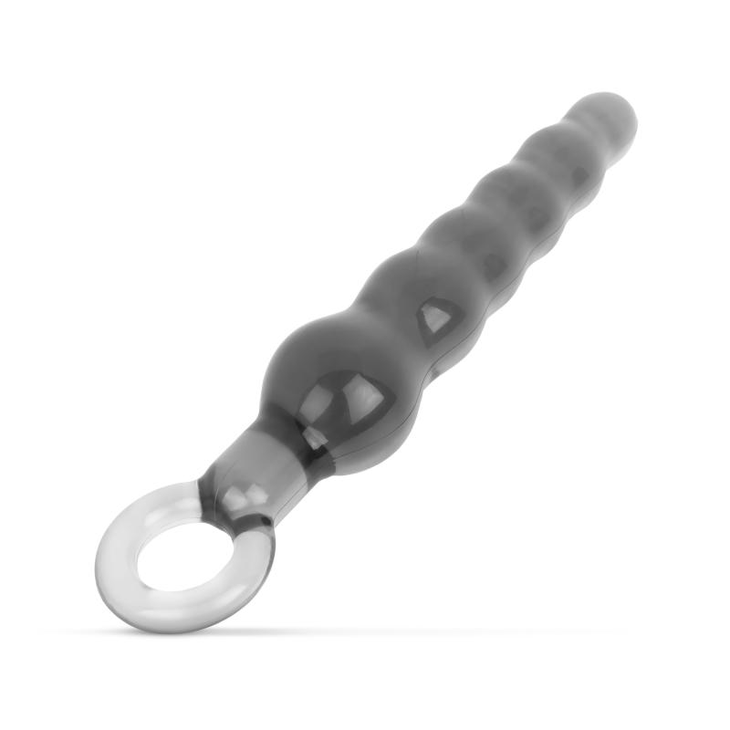 Analkugeln mit Schlaufe - Schwarz