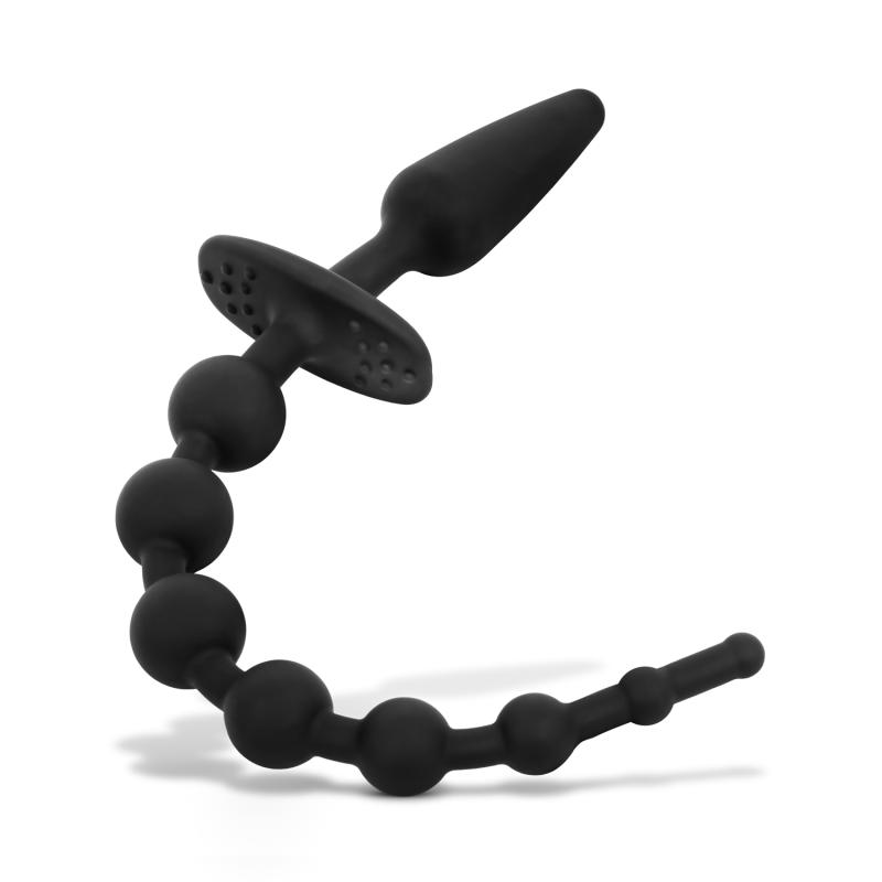 Anal Plug und Kugeln - Schwarz