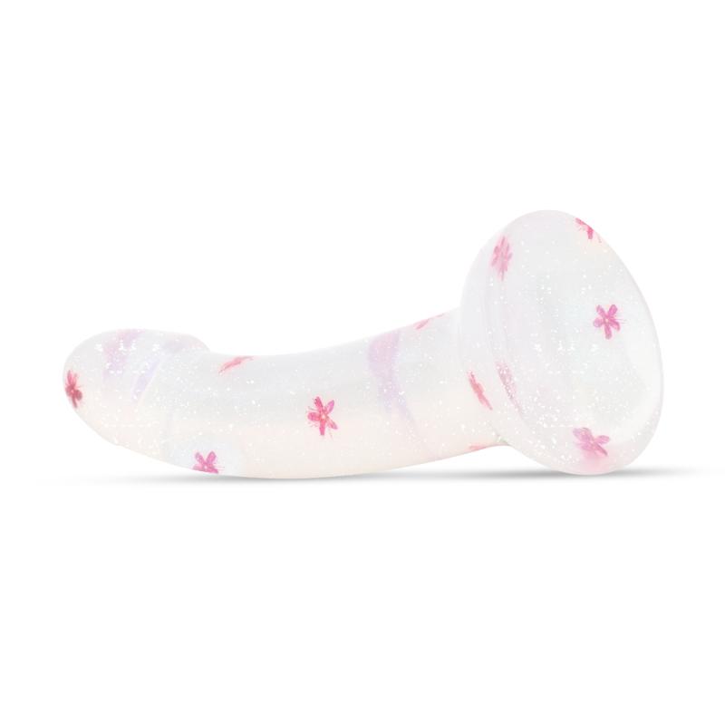Dildo Collection - Flower Power - Kleiner Dildo mit rosa Blumen