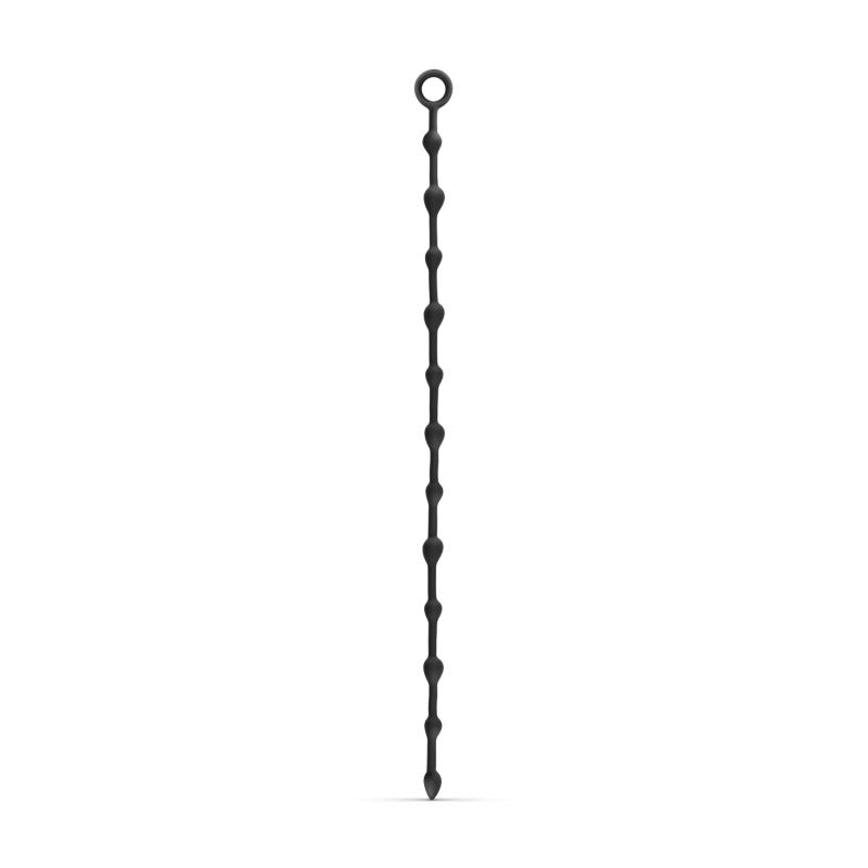 Lange Analkette 105 cm - Schwarz
