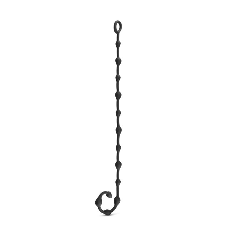 Lange Analkette 105 cm - Schwarz