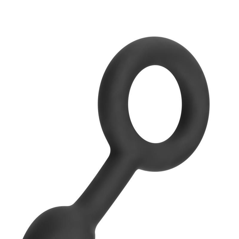 Lange Analkette 105 cm - Schwarz