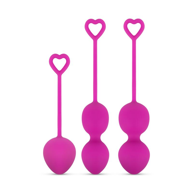 Gewichtetes Kegelball-Set – Fuchsia
