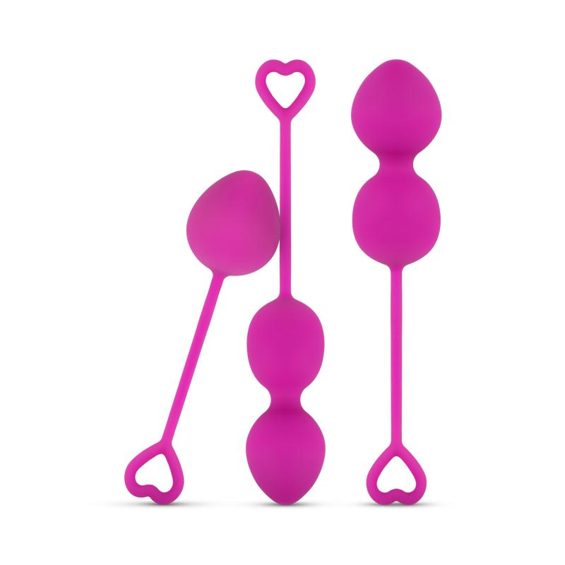 Gewichtetes Kegelball-Set – Fuchsia