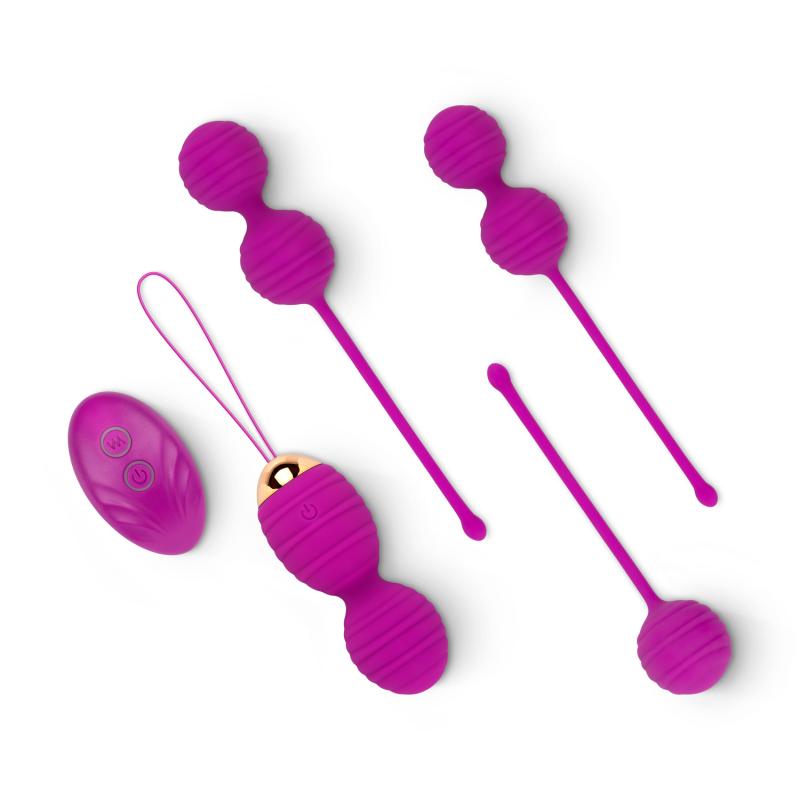 Kegelballen-Set mit Fernbedienung - Lila