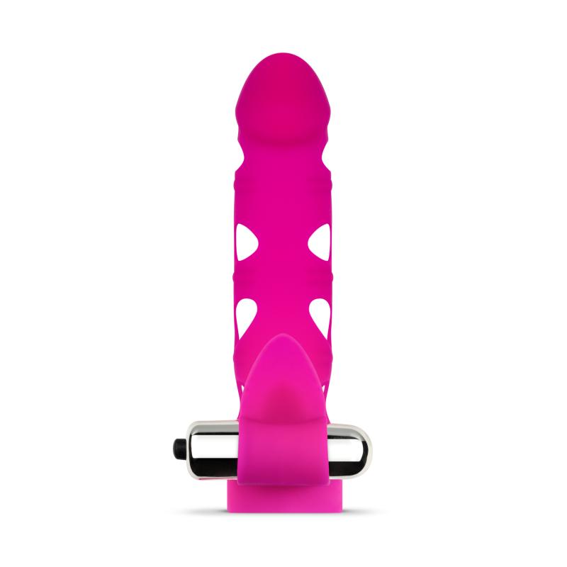 Penisärmel mit Bullet-Vibrator - Rosa