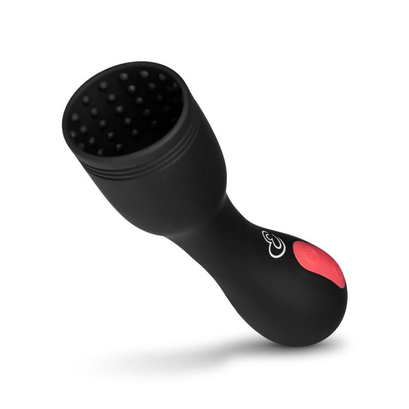 Vibrierender Eichelstimulator - Schwarz