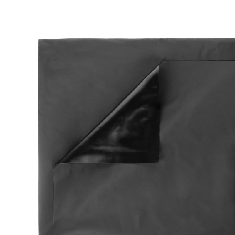 Vinyl-Bettlaken 180 x 220 cm - Schwarz