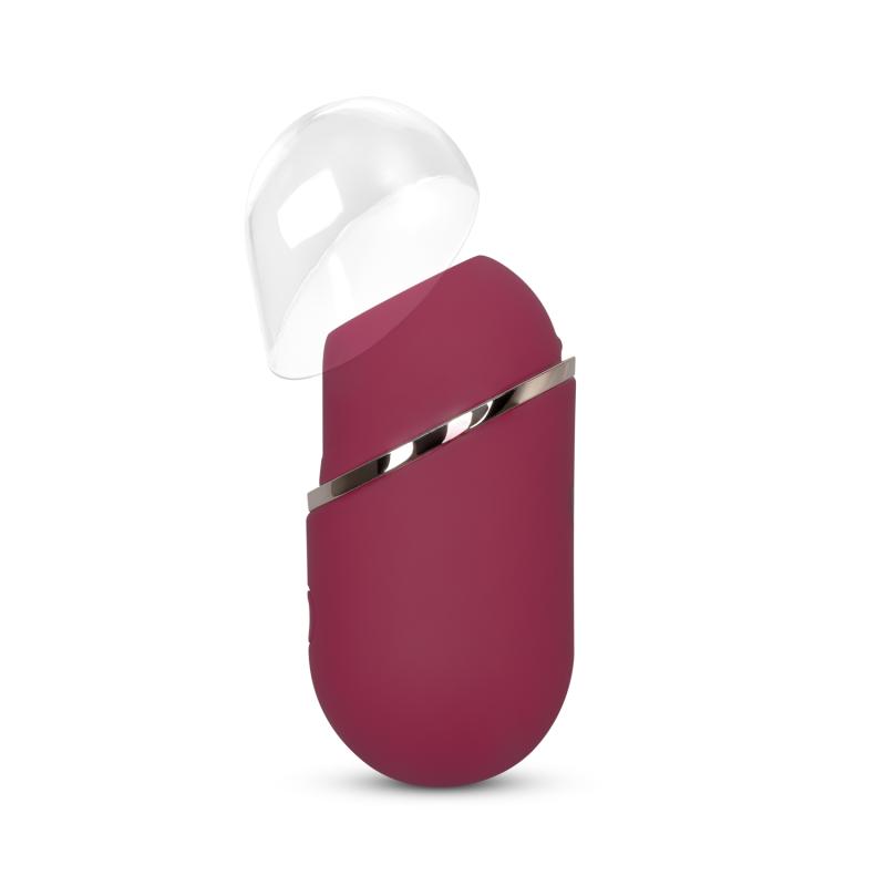 Zungen-Vibrator mit Schutzkappe - Pink