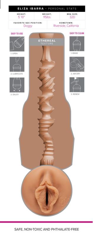 Fleshlight »Eliza Ibarra Ethereal« Masturbator