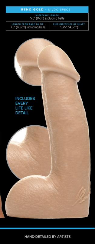 Fleshjack Boys »Reno Gold« Dildo