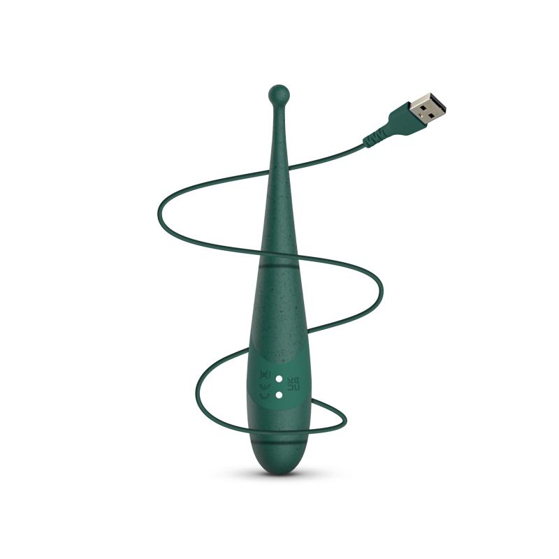 Gløv - Luna Eco Pin-Point Vibrator - Grün