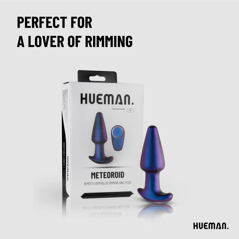 Hueman »Meteoroid« Analplug mit rotierenden Perlen