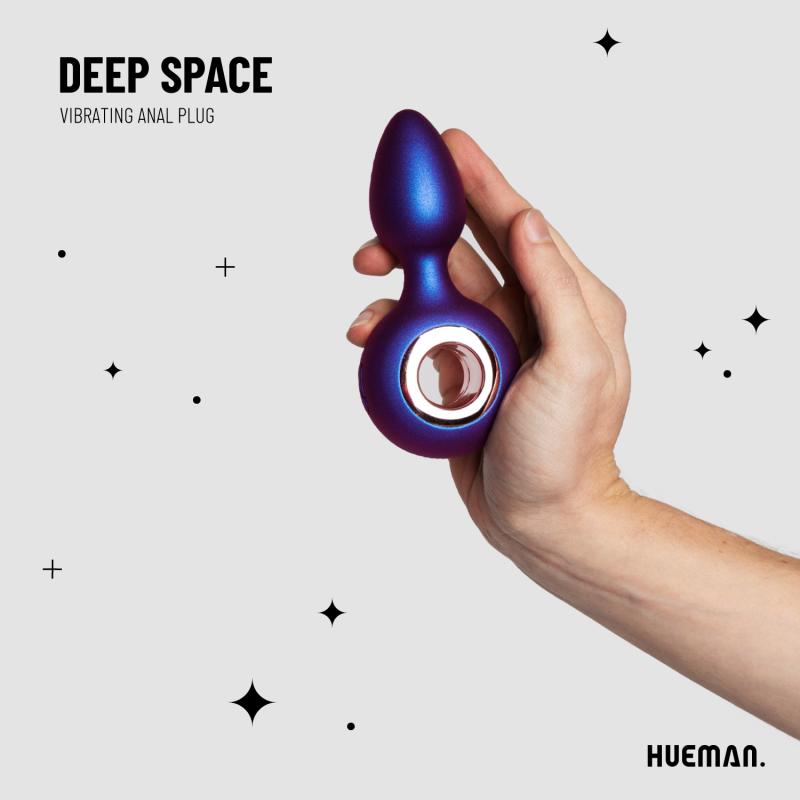 Hueman »Deep Space« Analplug mit Vibration