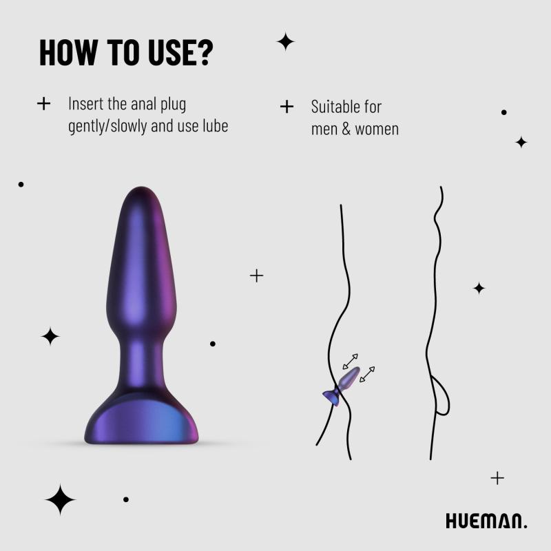 Hueman »Space Force« Analplug mit Stoßfunktion
