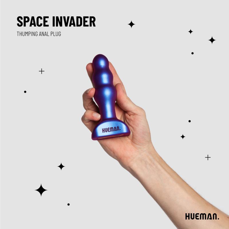 Hueman »Space Invader« Analplug mit Stoßfunktion