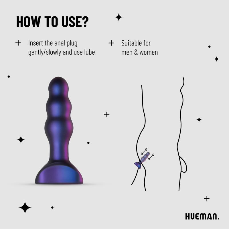 Hueman »Space Invader« Analplug mit Stoßfunktion