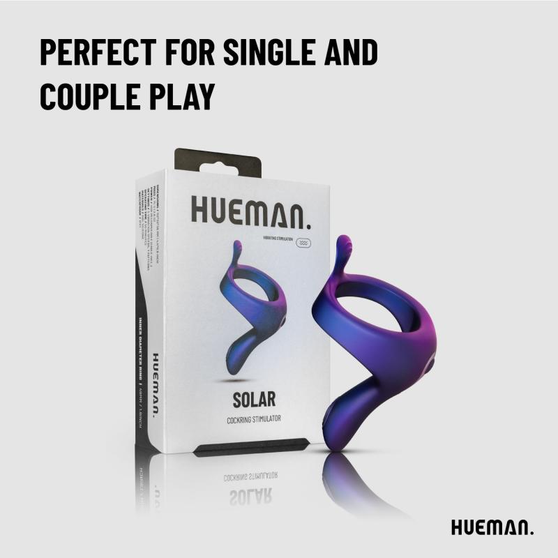 Hueman »Strap-On« Penisring mit Vibration