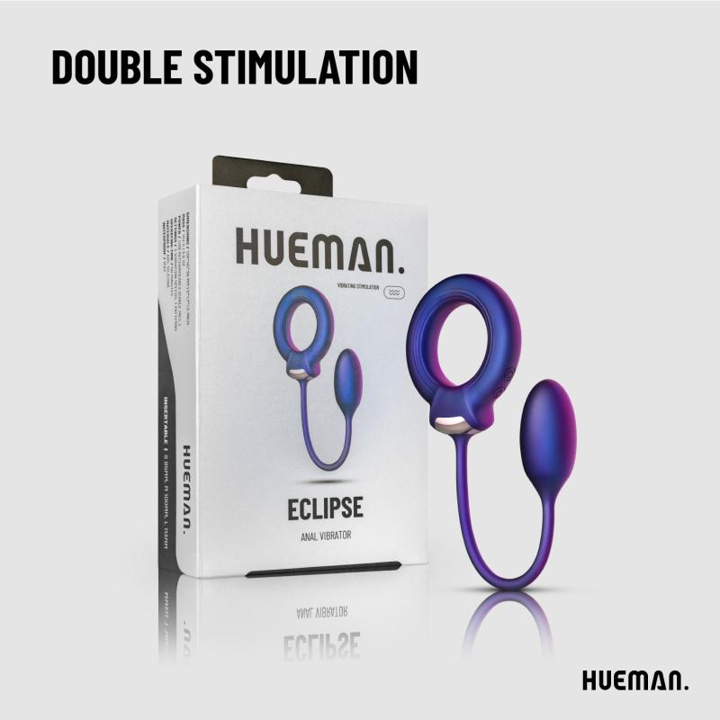 Hueman »Eclipse« Penisring mit Vibration