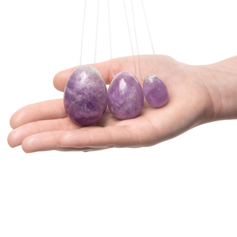 Yoni Ei - Größe L-Amethyst