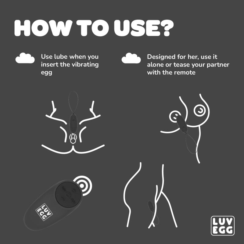 Luv Egg Vibro-Ei mit Fernbedienung