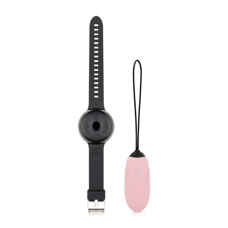 LUV EGG mit Uhr - Pink