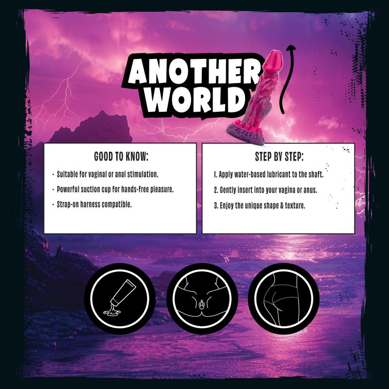 Mythical Mates - Another World Dildo Pink & Lila
