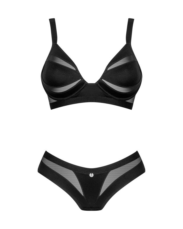 Obsessive - Chic Amoria Zweiteiliges Set - Schwarz