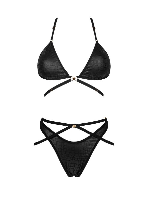 Cobra Nive Dessous-Set - Schwarz