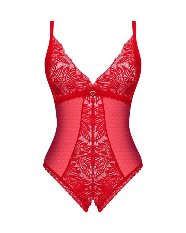 Obsessive - Chilisa Schrittoffener Teddy - Rot