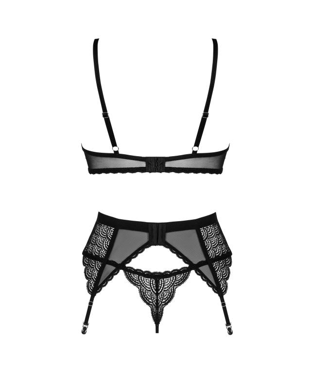 Obsessive - Chemeris Dreiteiliges Set - Schwarz