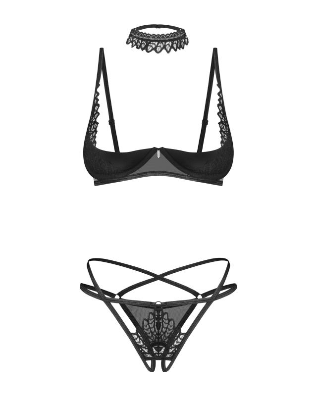 Obsessive - Donarella 3-teiliges Set - XL/XXL