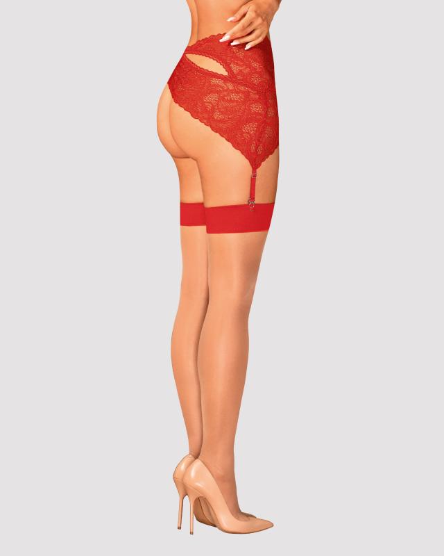 Obsessive - S814 Strümpfe - Rot