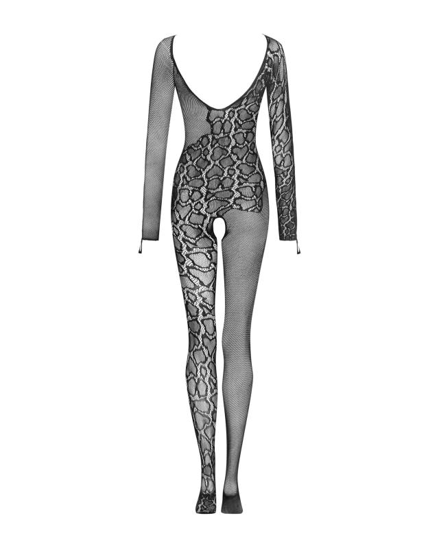 Exklusiver Catsuit - schwarz