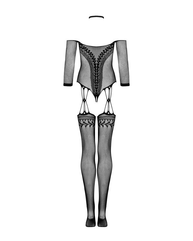Netz-Body - Schwarz