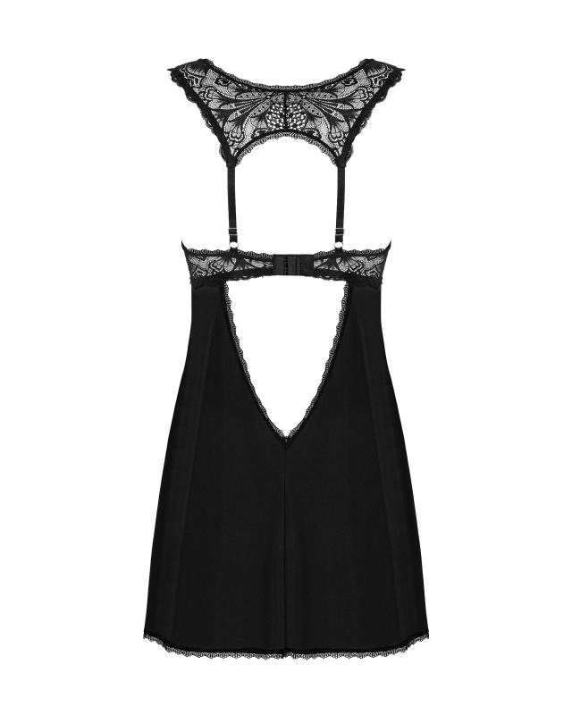 Donna Dream Spitzen-Babydoll - Schwarz
