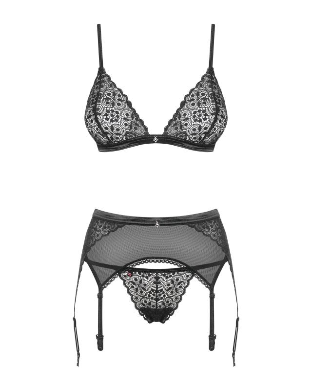 3-teiliges BH-Set Shibu - schwarz