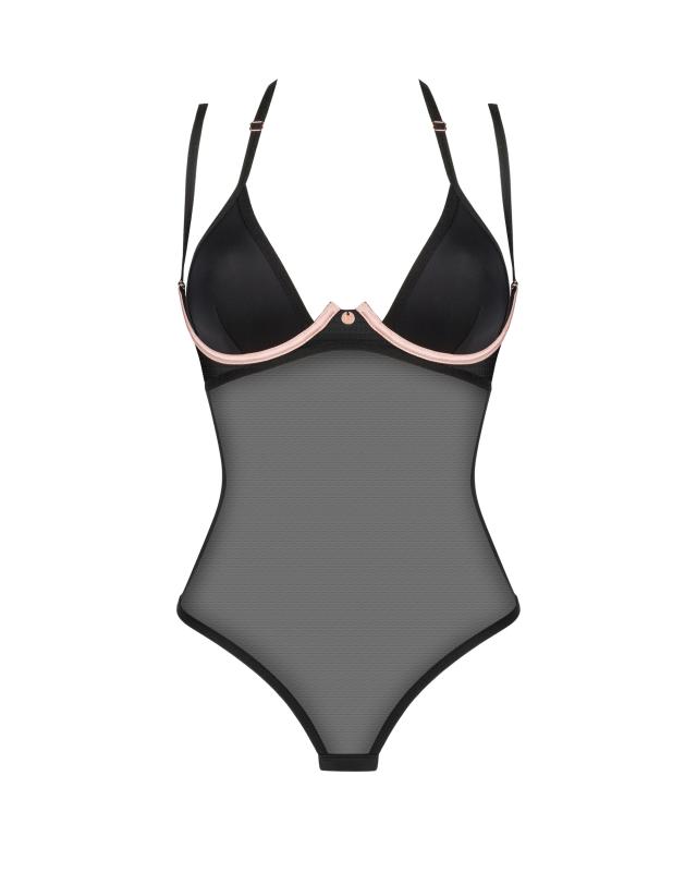Eleganter Schwarzer Body