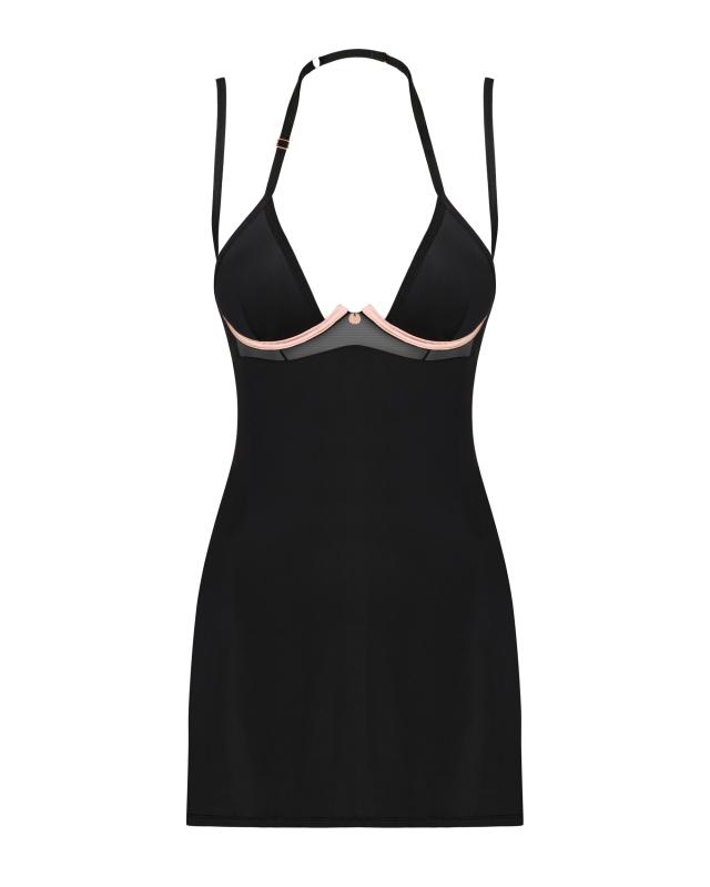 Selinne Sexy Babydoll mit String - Schwarz