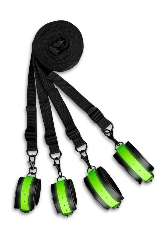 Ouch »Glow in the Dark« Bettfesseln