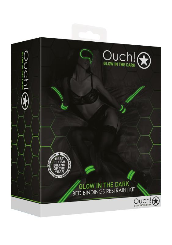 Ouch »Glow in the Dark« Bettfesseln