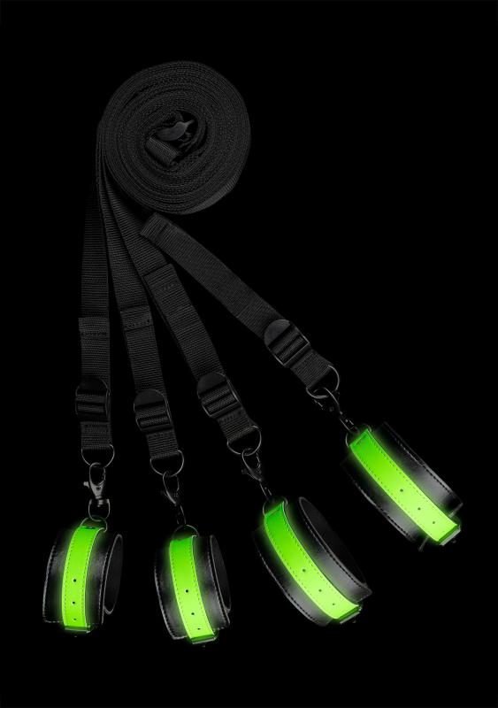 Ouch »Glow in the Dark« Bettfesseln