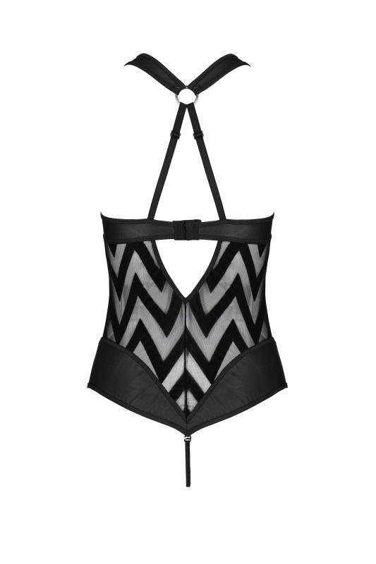 Exklusiver Bodysuit Hima - Schwarz