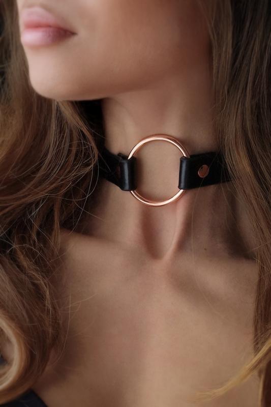 Rosy Gold - Choker - Schwarz