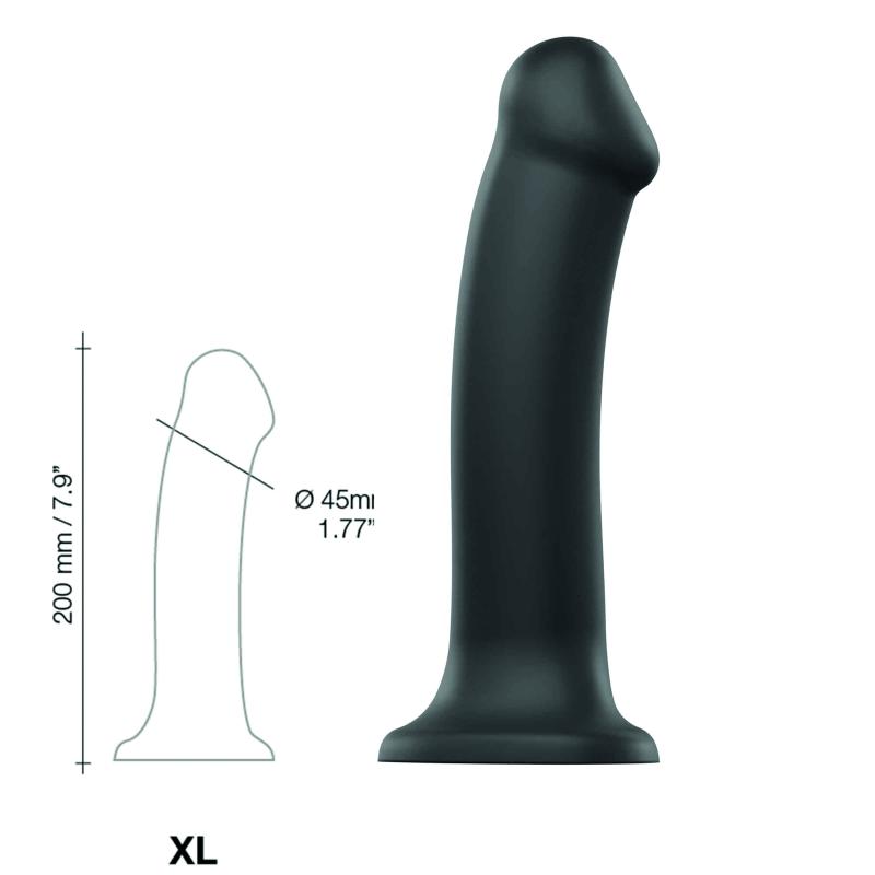 Dual Density Dildo Größe XL - Schwarz