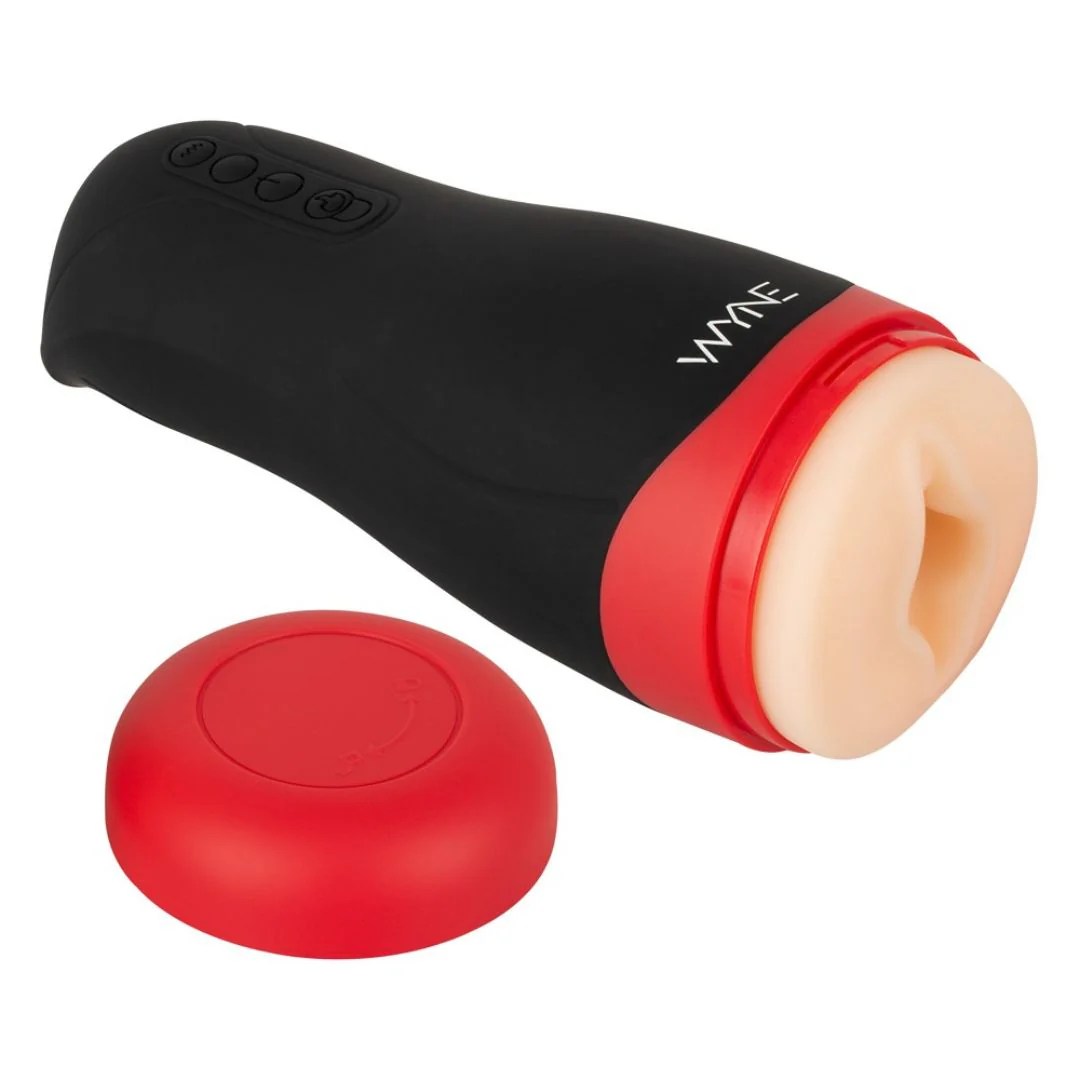 Masturbator mit Vibration, Saug- und Wärmefunktion